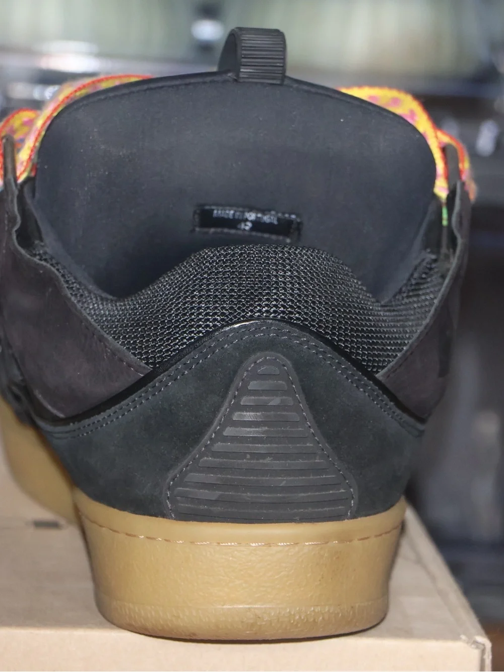 LANVIN CURB SNEAKERS IN LEATHER